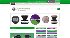 Desktop Screenshot of choicepremiums.com